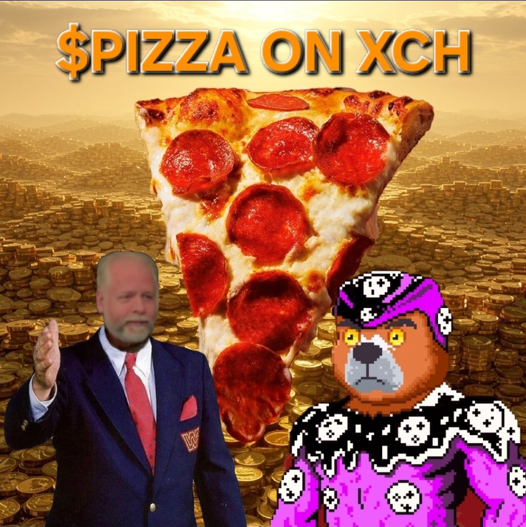 IbenPharmin's tweet photo. #MemeGene Coming to you live & direct with the Intercontinental 🍕 Champion of the 🌎! Brought to you on this $PIZZA Friday by @PizzaOnChia $XCH 💰 #CHIA🌱 https://t.co/IBoU1jGdje