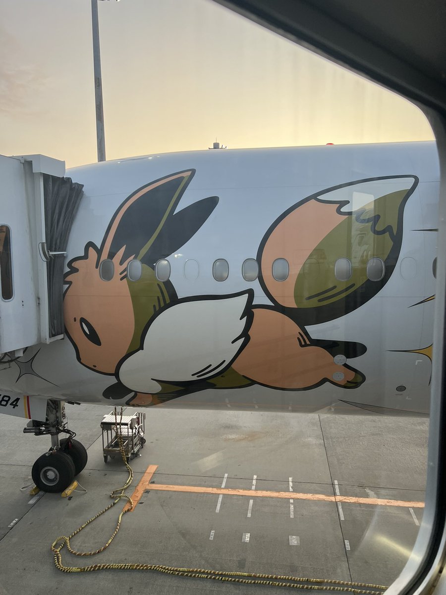 ANAビジさいこぉー🇯🇵
ポケモンジェットやった🥰