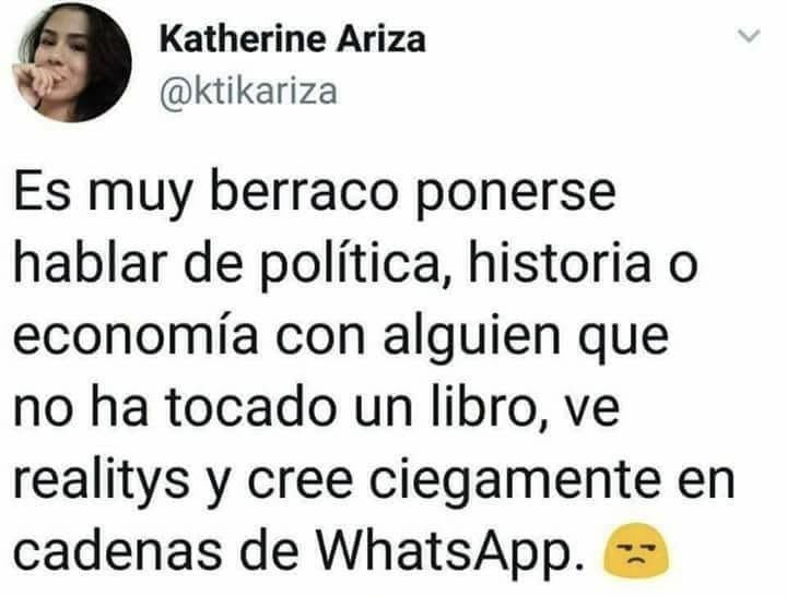 Totalmente de acuerdo 🙄