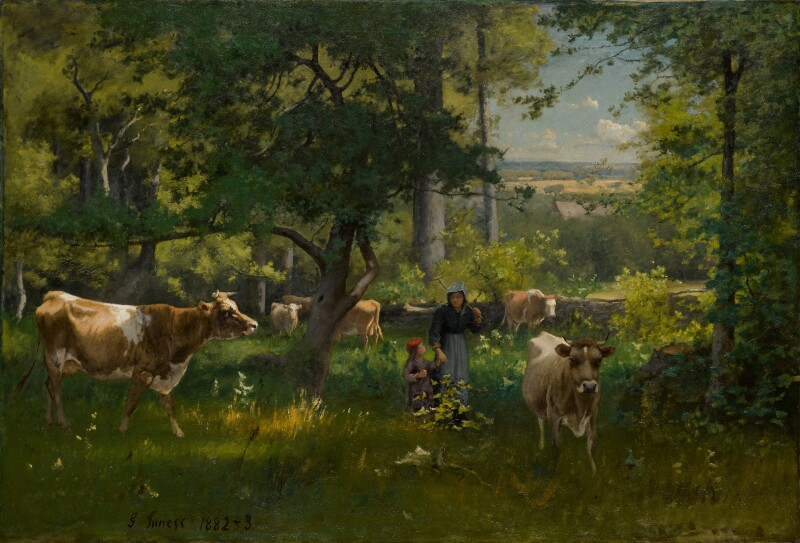 thehistav's tweet photo. A Summer Morning.
#Artwork by George Inness, 1882
#history #sARTurday #art #saturdaymorning https://t.co/oez0XWFX3P