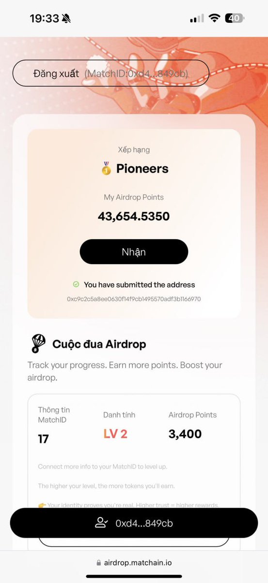 NFTunnelVision's tweet image. 🎉 The $MAT Airdrop from #Matchain is happening!
🪙 Check here: airdrop.matchains.network
👀 #MAT Max Supply: 100 million
✅ #MAT Total Supply: 40 million
🎁 Airdrop: 3.75% of Total &amp;amp; 1.5% of Max