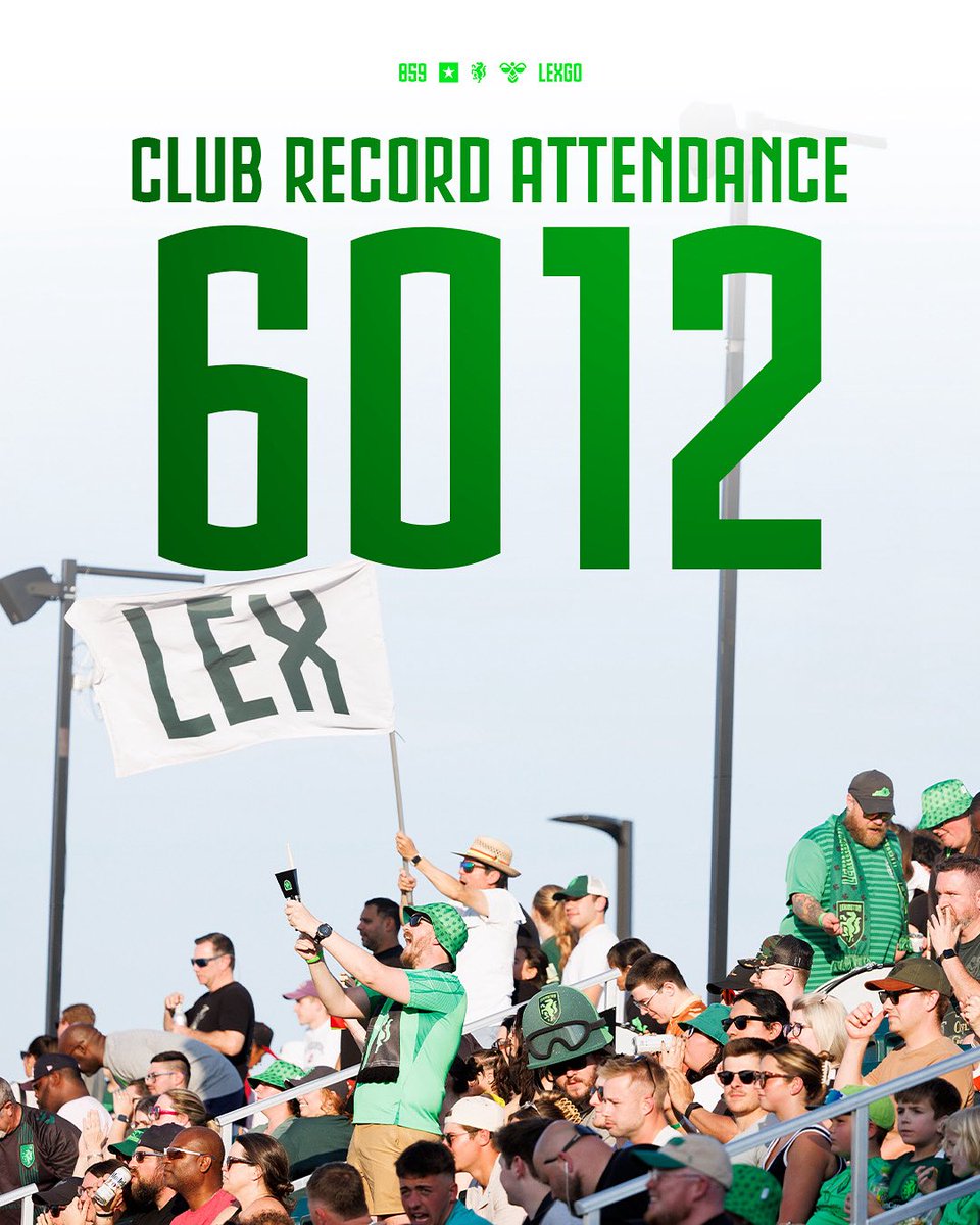 Lexington Sporting Club (@lexsporting) on Twitter photo Tonight was a special night for our club. THANK YOU LEXINGTON for bringing the noise and supporting our <a href="/LexSCmen/">Lexington Sporting Club Men</a>!! ๐๐ค
Letโs do it again on July 26th ๐ #LexGo Tonight was a special night for our club. THANK YOU LEXINGTON for bringing the noise and supporting our <a href="/LexSCmen/">Lexington Sporting Club Men</a>!! ๐๐ค
Letโs do it again on July 26th ๐ #LexGo