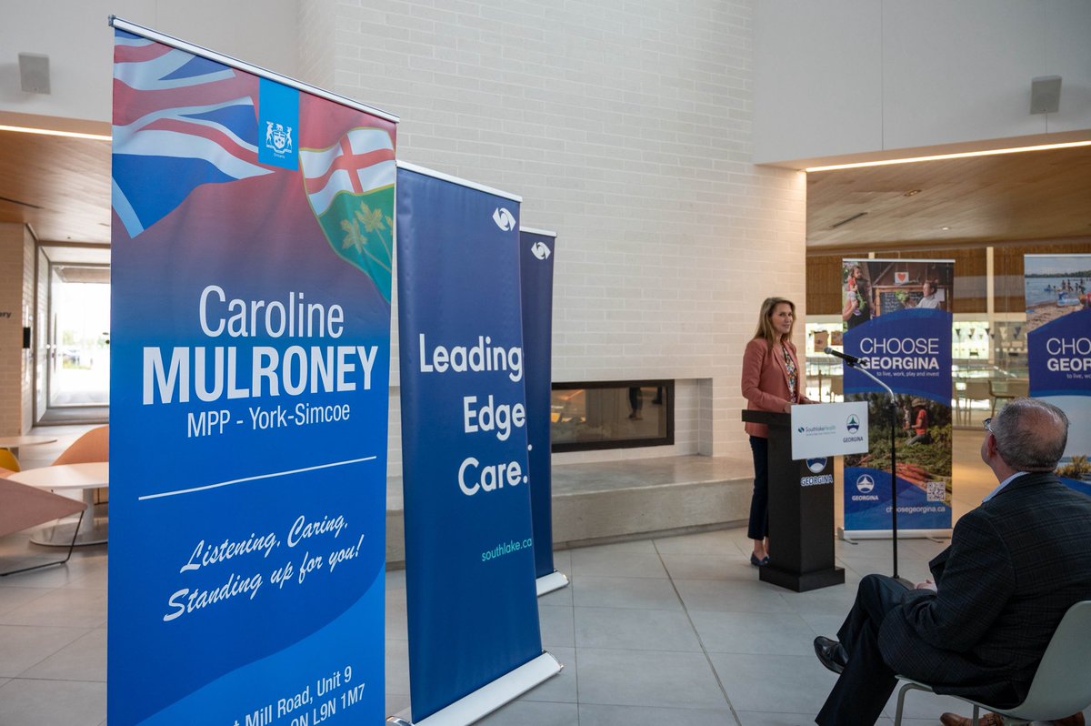 We’re bringing health care closer to home in York—Simcoe.

Today, I was proud to support the expansion of Southlake’s Cardiac Prevention and Rehabilitation Program to Georgina — a milestone that will improve patient outcomes and connect more residents in northern York Region to