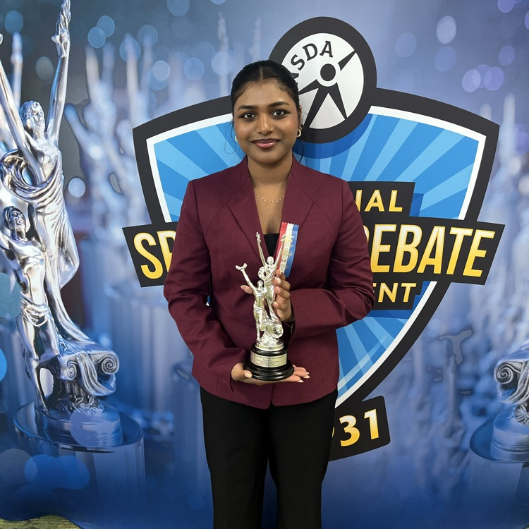 Amna George takes 4th in the Nation in Expository!!!