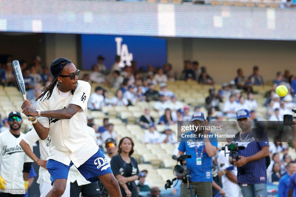 GaTaGED's tweet image. Thank You @Dodgers for letting me put on for my city on Juneteenth!