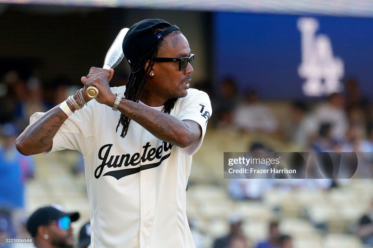 GaTaGED's tweet image. Thank You @Dodgers for letting me put on for my city on Juneteenth!