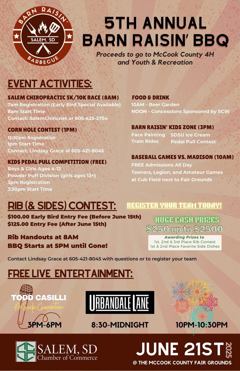 Here’s a look at all the events going on tomorrow in Salem!! Hope to see you around!!