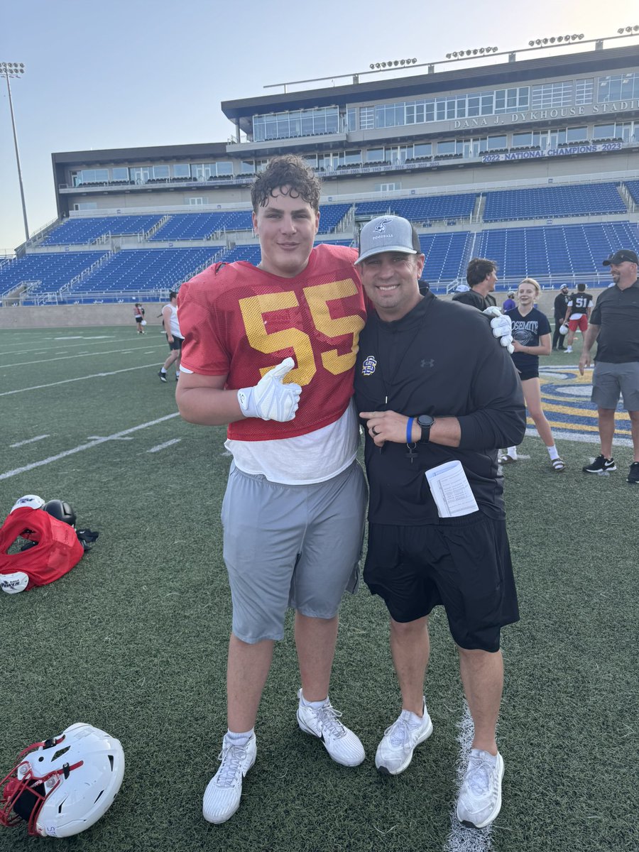 Reid Steger (@reidsteger27) on Twitter photo After a great camp and conversation with <a href="/CoachDtjackson/">Dan Jackson</a> and <a href="/CoachBangSDSU/">Coach Mike Bangtson</a> I am Blessed to receive an offer from <a href="/GoJacksFB/">SDSU Football</a> After a great camp and conversation with <a href="/CoachDtjackson/">Dan Jackson</a> and <a href="/CoachBangSDSU/">Coach Mike Bangtson</a> I am Blessed to receive an offer from <a href="/GoJacksFB/">SDSU Football</a>
