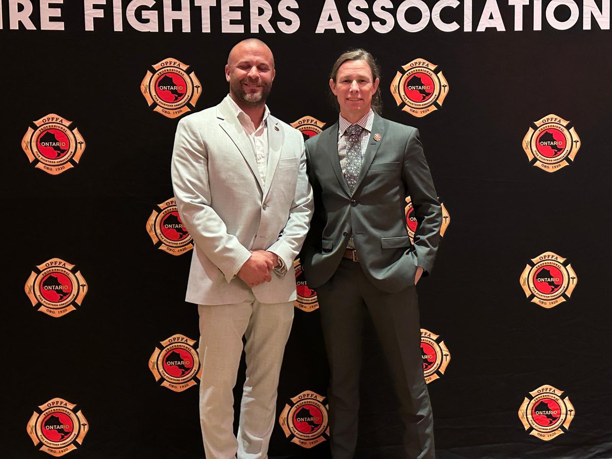 Jason Corazza (@jasoncorazza) on Twitter photo This week Secretary <a href="/TomPark89109995/">Tom Parker</a> and I attended the <a href="/opffa/">OPFFA</a> Convention followed by the <a href="/IAFFofficial/">International Association of Fire Fighters</a> Policy Conference in Windsor. Congratulations to Katrina and <a href="/peteedyson/">Peter Dyson</a> for being elected onto the IAFF Human Relations Committee This week Secretary <a href="/TomPark89109995/">Tom Parker</a> and I attended the <a href="/opffa/">OPFFA</a> Convention followed by the <a href="/IAFFofficial/">International Association of Fire Fighters</a> Policy Conference in Windsor. Congratulations to Katrina and <a href="/peteedyson/">Peter Dyson</a> for being elected onto the IAFF Human Relations Committee