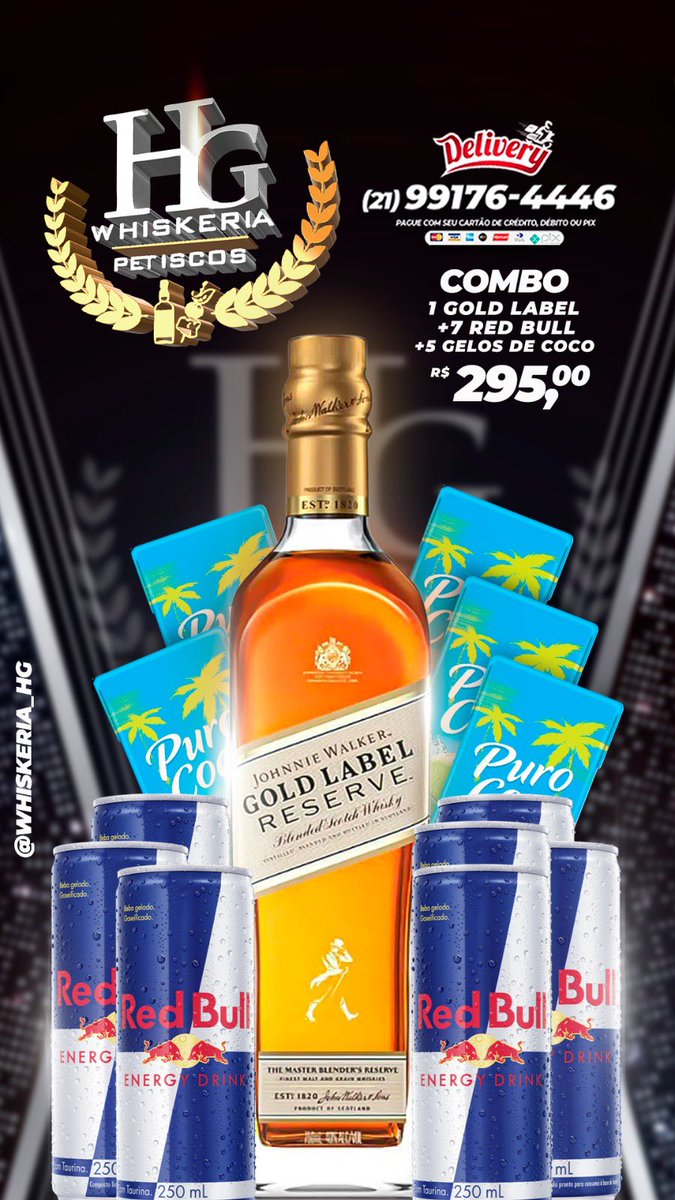 hoje pede aquele 
combo de Gold label 🤤

Estamos ON LINE delivery ✅
(21)99176-4446 

Link de pedidos abaixo 
👇🏾 👇🏾👇🏾👇🏾👇🏾👇🏾
 contatei.com.br/loja/hgwiskeria