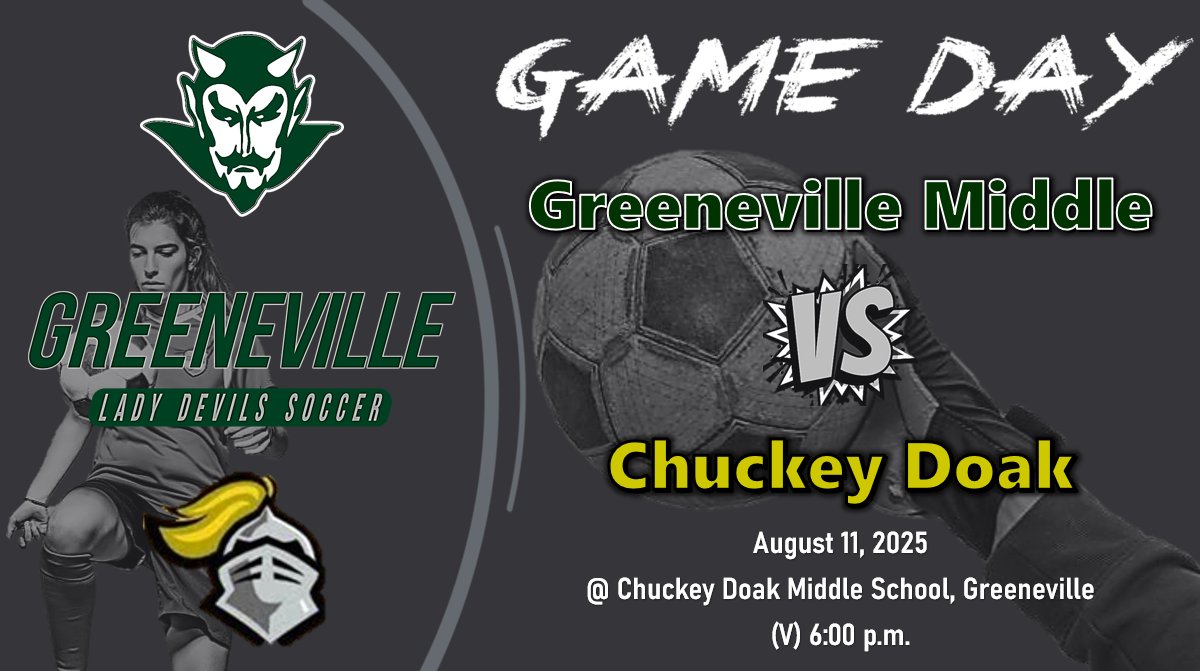 jeremy simerly (@jeremy_simerly) on Twitter photo GMS Athletics, Soccer
It's Game Day!
Go Devils! #WEoverME
<a href="/GMS_greeneville/">Greeneville Middle School</a> <a href="/racheladamstn/">Dr. Rachel Adams</a> <a href="/GMSDevilsSoccer/">GMS Soccer</a>
<a href="/LLCoachJ/">Rustin Jones</a> <a href="/CoachDWood/">Dean Wood</a> <a href="/williep665/">Big Willie Style 66</a> GMS Athletics, Soccer
It's Game Day!
Go Devils! #WEoverME
<a href="/GMS_greeneville/">Greeneville Middle School</a> <a href="/racheladamstn/">Dr. Rachel Adams</a> <a href="/GMSDevilsSoccer/">GMS Soccer</a>
<a href="/LLCoachJ/">Rustin Jones</a> <a href="/CoachDWood/">Dean Wood</a> <a href="/williep665/">Big Willie Style 66</a>