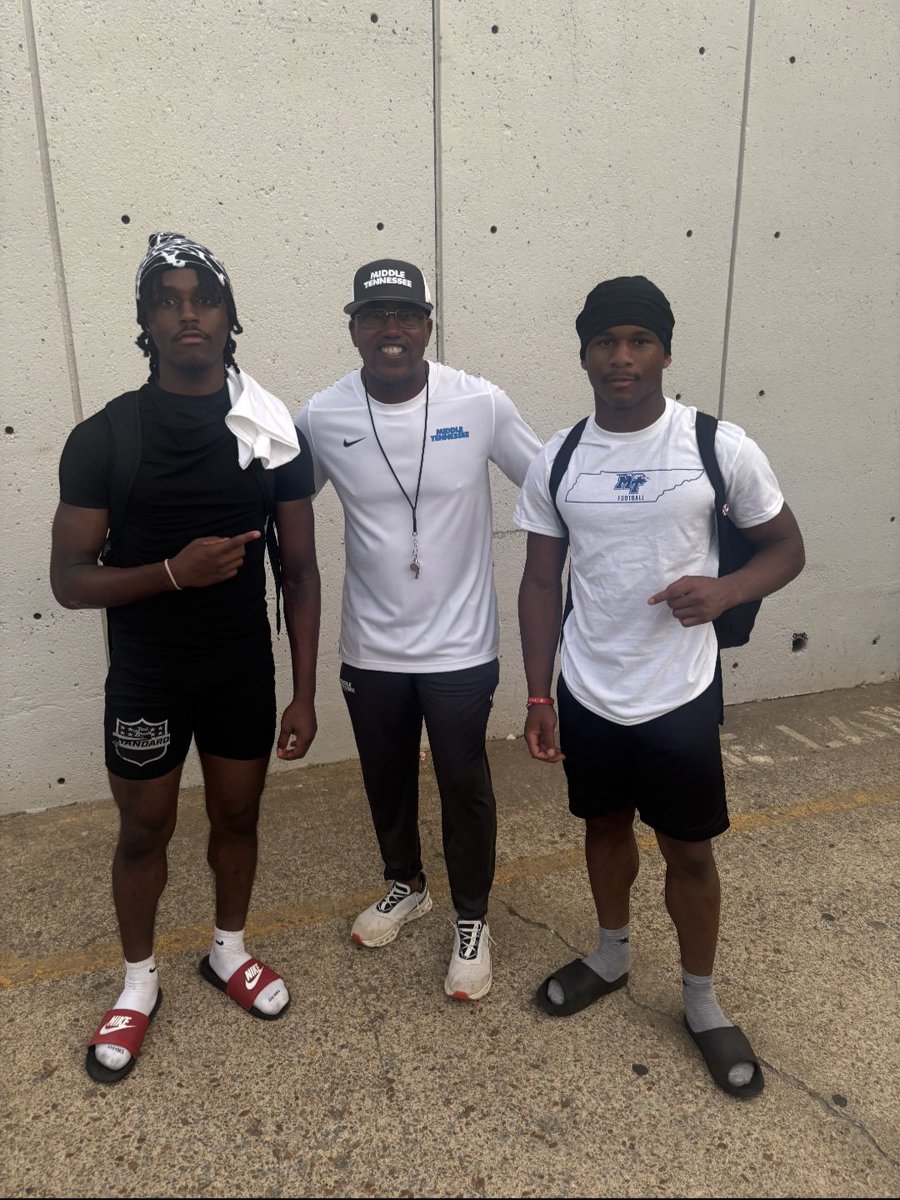 TonyRichh's tweet image. These kids represented Memphis well today at MTSU camp. They will face each other this season. Go luck to both of you @j_spencer08 @DarriusBaldwin3. @MTFB_Recruiting @CoachDerekMason @morganjohs_123 @MelroseFootball
