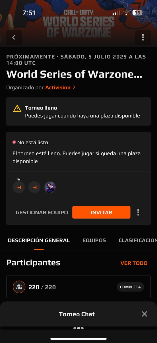 Alguien que nos pueda ayudar en el Spot de la WSOW de LATAM, estamos a días del torneo, nos registramos el mismo día que salió la convocatoria. <a href="/ReflameSSJ/">Niño de oro🪙</a> <a href="/PandaTvMx/">PandaTv</a> 
Quedamos dentro del top 6 en la ewc y no puede ser que no nos quieran dar spot.
<a href="/MLG_McDonald/">Adam</a>  <a href="/MLG_JuJu/">Jonathan</a>