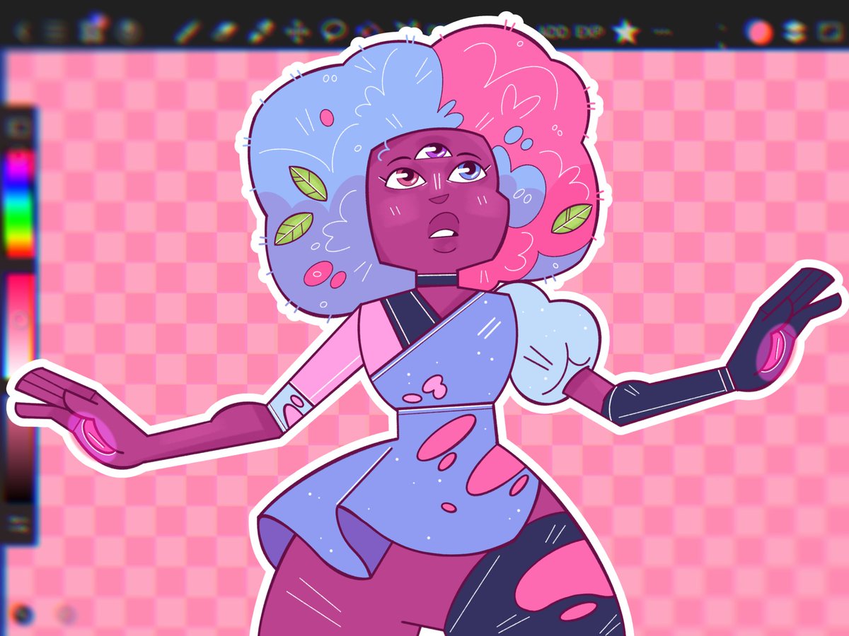 I’M MADE OF LOVE - Garnet from 
Happy gay month, wolfs! 💖
#StevenUniverse 
#PrideMonth #fanart ⭐️