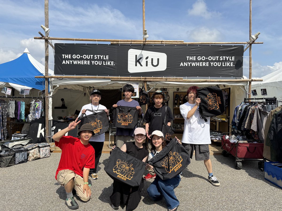 YON FES 出店中 ／ 04 Limited Sazabysの皆さんが ブースに来て