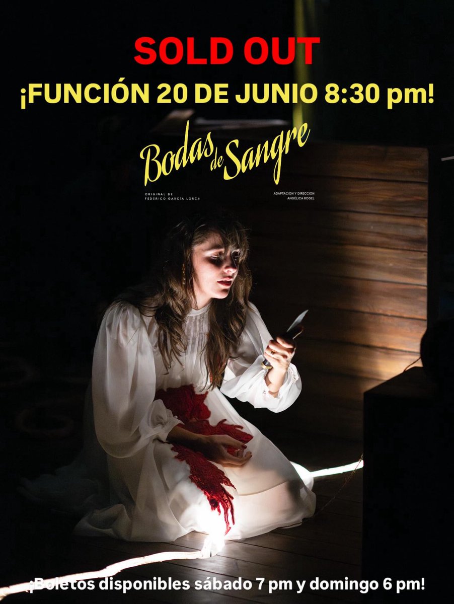 oscar uriel (@oscaruriel) on Twitter photo <a href="/bodasdesangremx/">BODAS DE SANGRE</a> en sus dos ÚLTIMOS fines de semana. Boletos para mañana y domingo 🎟️👉🏻 boletos.shakespeareycia.com/eventperforman… <a href="/ForoShakespeare/">Foro Shakespeare</a> <a href="/bodasdesangremx/">BODAS DE SANGRE</a> en sus dos ÚLTIMOS fines de semana. Boletos para mañana y domingo 🎟️👉🏻 boletos.shakespeareycia.com/eventperforman… <a href="/ForoShakespeare/">Foro Shakespeare</a>