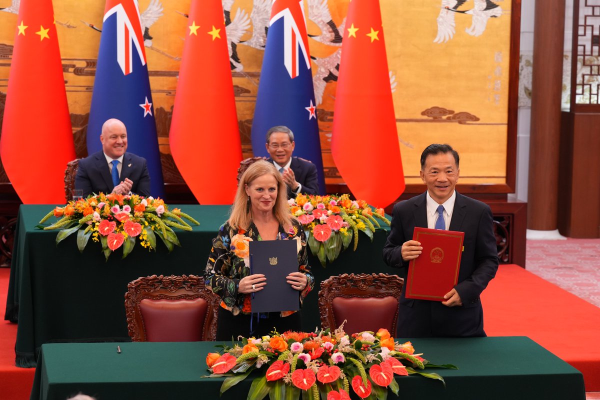 While in Beijing, I witnessed new signings with China across agriculture, climate, tourism, and customs cooperation to support our exporters.