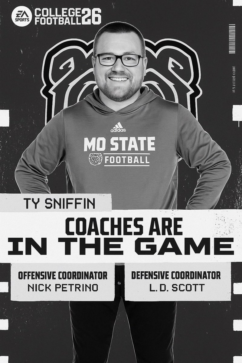 Congrats Mo State! 

You WILL be my 1st rebuild in College Football 26! You guys showed mad love and support &amp; made it clear why YOU deserved to have the honors

I am looking forward to getting things started at Missouri State on July 10 📝 

#OutHitOutHustle | #ProveIt | #BearUp