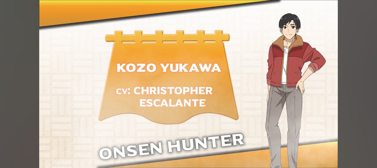 Christopher Escalante (@thecescalante) on Twitter photo Let's get...WHAT?!
Be sure to stream #IsekaiOnsenParadise starting TOMORROW on <a href="/OceanVeil_EN/">OceanVeil ~Official Streaming Platform~</a>! I voice our main protagonist, Kozo Yukawa! It's a short and silly series about the wonders of otherworldly HOT SPRINGS! ♨️
#voiceover #voiceactor #anime #newrole Let's get...WHAT?!
Be sure to stream #IsekaiOnsenParadise starting TOMORROW on <a href="/OceanVeil_EN/">OceanVeil ~Official Streaming Platform~</a>! I voice our main protagonist, Kozo Yukawa! It's a short and silly series about the wonders of otherworldly HOT SPRINGS! ♨️
#voiceover #voiceactor #anime #newrole