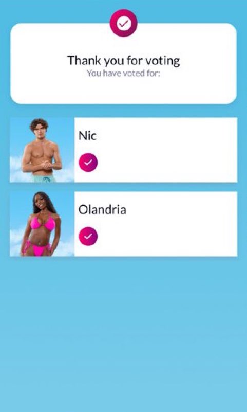 if your screen don’t look like this idk what to tell you! #LoveIslandUSA