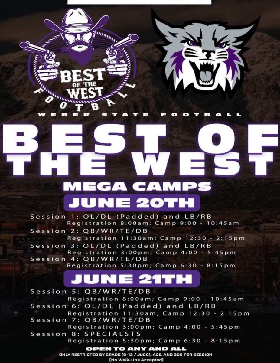 Ammon Giles (@ammongiles0) on Twitter photo Put some work in today. Thank you <a href="/weberstatefb/">Weber State Football ๐</a> <a href="/mmental7/">Mickey Mental</a> for an amazing camp. Thank You <a href="/cowstown/">James Cowser</a> and the rest of The Weber State coaches for coaching me up. Thank you <a href="/AlphaRecruits15/">Will Snowden</a> <a href="/qbelite/">QB Elite #becomeELITE</a> <a href="/SFHSFootball/">SFHS Football</a> <a href="/kanuch78/">Powerhouse Training - UT</a> <a href="/RossApoWR_EZ/">Ross Apo๐น๐ด</a> for getting me ready to compete. Put some work in today. Thank you <a href="/weberstatefb/">Weber State Football ๐</a> <a href="/mmental7/">Mickey Mental</a> for an amazing camp. Thank You <a href="/cowstown/">James Cowser</a> and the rest of The Weber State coaches for coaching me up. Thank you <a href="/AlphaRecruits15/">Will Snowden</a> <a href="/qbelite/">QB Elite #becomeELITE</a> <a href="/SFHSFootball/">SFHS Football</a> <a href="/kanuch78/">Powerhouse Training - UT</a> <a href="/RossApoWR_EZ/">Ross Apo๐น๐ด</a> for getting me ready to compete.