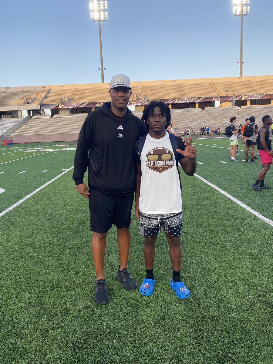 Gabe Collins (@gabecollins08) on Twitter photo Had an amazing time <a href="/TXSTATEFOOTBALL/">Texas State Football</a> I got a lot of feedback and coaching points from the coaches!! Thank you coach <a href="/ErwinDylan/">Coach Dylan Erwin</a> for the chance to compete!! <a href="/BWells409/">Ben Wells</a> <a href="/Coach_Stuck/">David Stuckman</a> <a href="/CoachNealy/">Barrick Nealy</a> <a href="/CyFallsFB/">CyFalls Football</a> Had an amazing time <a href="/TXSTATEFOOTBALL/">Texas State Football</a> I got a lot of feedback and coaching points from the coaches!! Thank you coach <a href="/ErwinDylan/">Coach Dylan Erwin</a> for the chance to compete!! <a href="/BWells409/">Ben Wells</a> <a href="/Coach_Stuck/">David Stuckman</a> <a href="/CoachNealy/">Barrick Nealy</a> <a href="/CyFallsFB/">CyFalls Football</a>