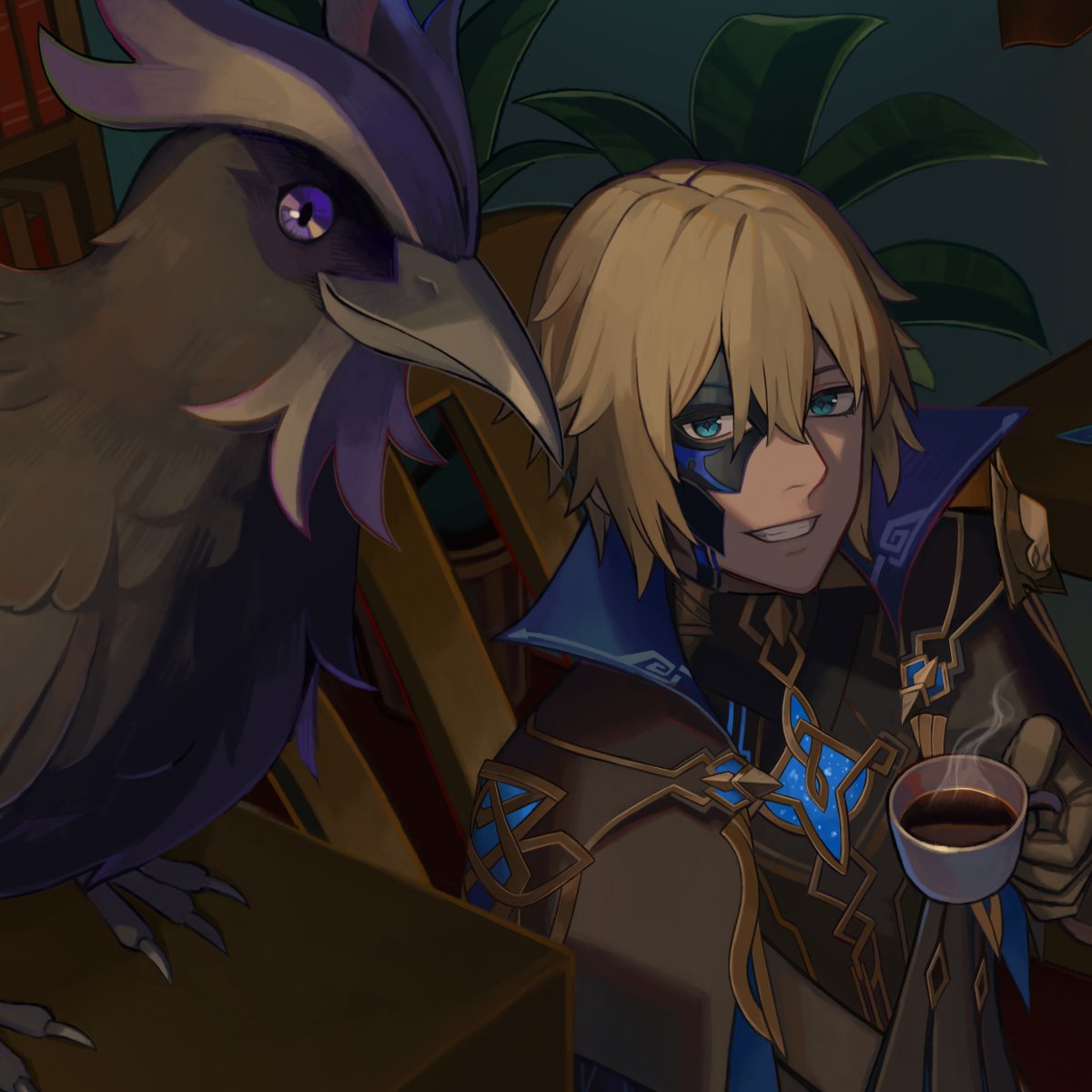 Dainsleif &amp; Oz, "Night Talk" illustration timelapses
youtube.com/shorts/FR8V-jr…

#GenshinImpact