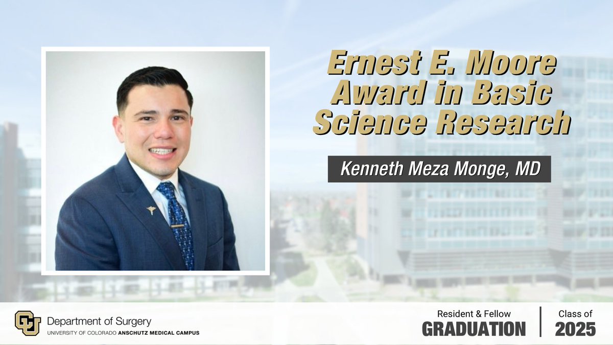 CU Anschutz Department of Surgery tweet media