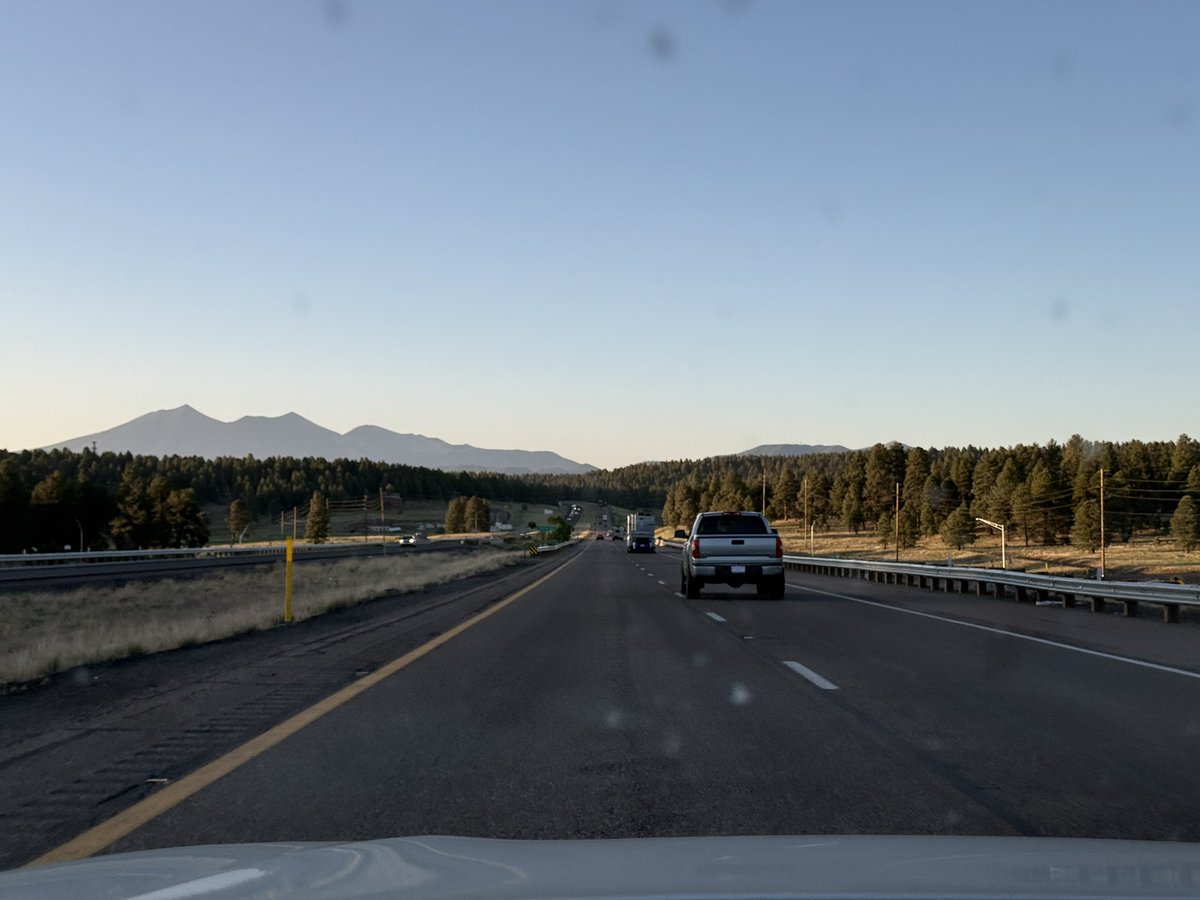 Say this every time, but nothing beats the drive up to Flag.