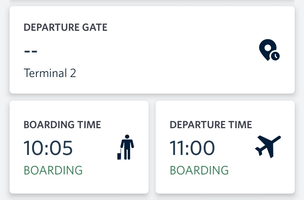 your plane is boarding but you have to guess where