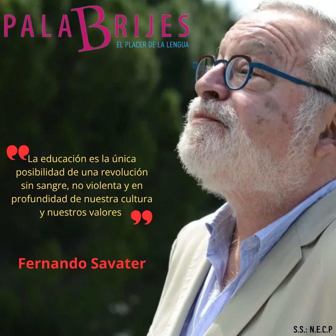 #UnDíaComoHoy, pero de 1947 nació Fernando Savater, filósofo y escritor de origen español.

#EfeméridesPalabrijes
#Palabrijes
Revista Palabrijes. El placer de la lengua.
uacm.edu.mx/palabrijes