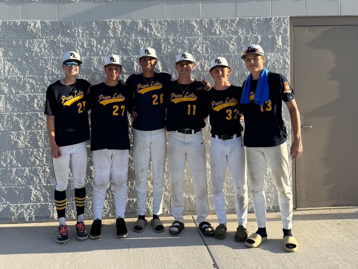 Laker Legion rallies to beat Fremont, NE 13-10!

Cole Brinkman had 5 RBIs, including the bases clearing go-ahead triple and earned the win on the mound! Eischens and Salmela each had 3 hits! Bredeson had 2 hits! Abrahamson and Wagner kept us in the game on the bump!