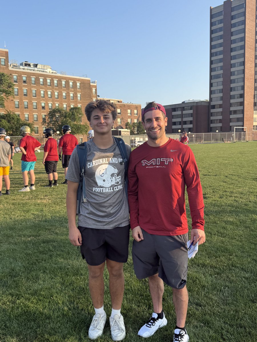 Zach Tabibian (@zachtabibian) on Twitter photo Great camp today at <a href="/MITFootball/">MIT Football</a>. Charted 7/7 and won the last man standing comp with a 61 yard field goal. Big thanks to <a href="/bbubna/">Brian Bubna</a>, <a href="/robferrazzani/">Robert Ferrazzani</a>, and Coach Angoff for having me out. Great camp today at <a href="/MITFootball/">MIT Football</a>. Charted 7/7 and won the last man standing comp with a 61 yard field goal. Big thanks to <a href="/bbubna/">Brian Bubna</a>, <a href="/robferrazzani/">Robert Ferrazzani</a>, and Coach Angoff for having me out.