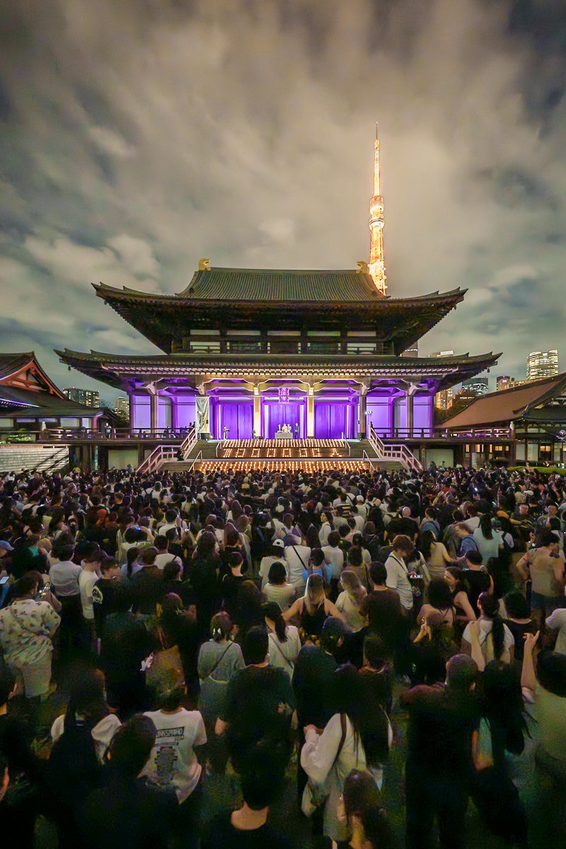 onotch_x's tweet image. 100万人のキャンドルナイト🕯️
#増上寺