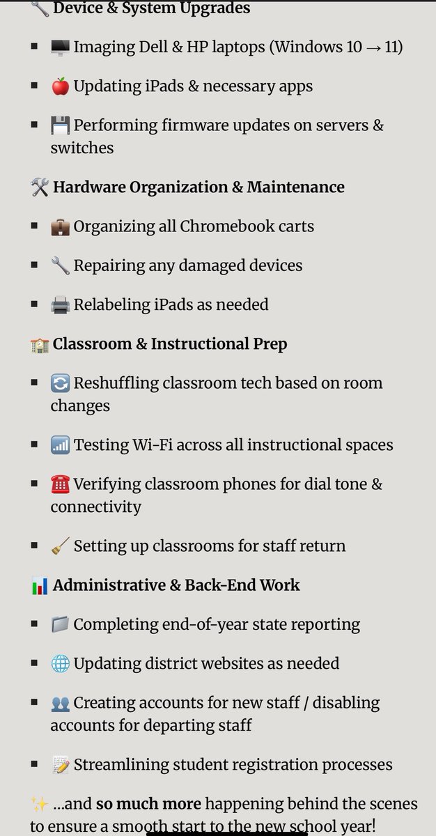 Summer projects are underway!