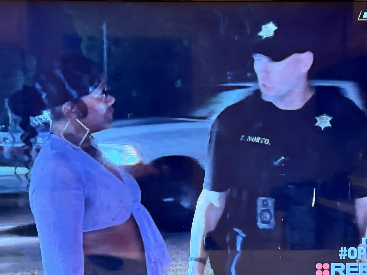 I guess she was not drinking or smoking.. maybe over lashing..why hassle her about taking the route she is comfortable with? #OPLive #OnPatrolLive <a href="/OfficialOPLive/">On Patrol: Live</a>