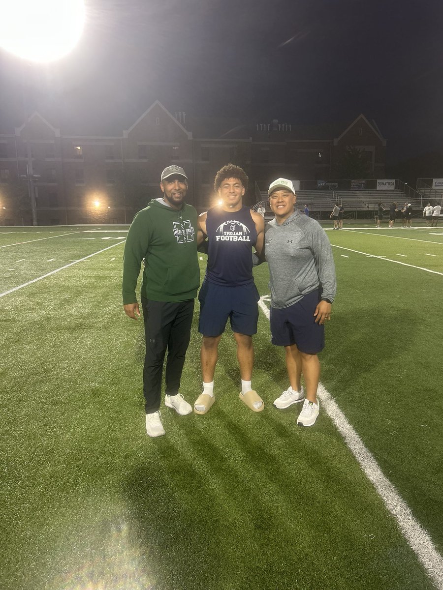 Jordan Brown (@bjordan1_5) on Twitter photo #AGTG I’m beyond grateful to say that after a great camp and conversation with <a href="/CoachDempsey8/">Bryce Dempsey</a> I’m blessed to receive my first division 1 offer from
<a href="/MercyhurstFB/">Mercyhurst Football</a>!! <a href="/coachtherman/">Tom Herman</a> <a href="/CoachRiemedio/">Coach Riemedio</a> <a href="/COACHSLOCUM/">Aaron Slocum</a> <a href="/FBCoach_Spoon/">Spoon</a> <a href="/PRZVicCastillo/">VicCastilloPRZ</a> <a href="/bo_orlando/">Bo Orlando</a> <a href="/PAPrepsRivals/">PA Preps</a> #AGTG I’m beyond grateful to say that after a great camp and conversation with <a href="/CoachDempsey8/">Bryce Dempsey</a> I’m blessed to receive my first division 1 offer from
<a href="/MercyhurstFB/">Mercyhurst Football</a>!! <a href="/coachtherman/">Tom Herman</a> <a href="/CoachRiemedio/">Coach Riemedio</a> <a href="/COACHSLOCUM/">Aaron Slocum</a> <a href="/FBCoach_Spoon/">Spoon</a> <a href="/PRZVicCastillo/">VicCastilloPRZ</a> <a href="/bo_orlando/">Bo Orlando</a> <a href="/PAPrepsRivals/">PA Preps</a>