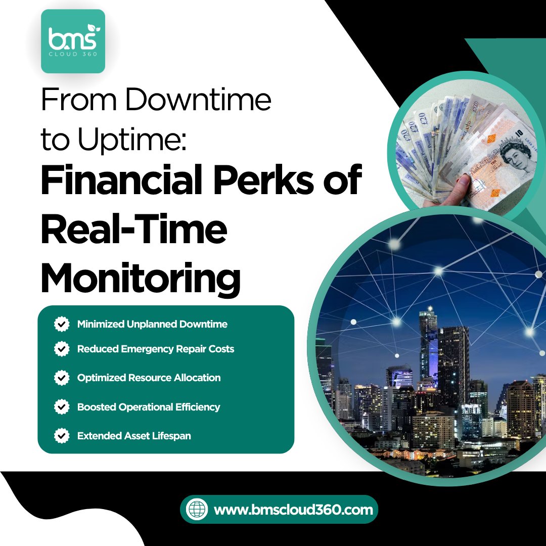 bmscloud360's tweet image. From downtime to uptime—Financial Perks of Real-Time Monitoring.

Discover more: bmscloud360.com

#SmartBuildings #BMSsolutions #AssetMonitoring #HVACMonitoring