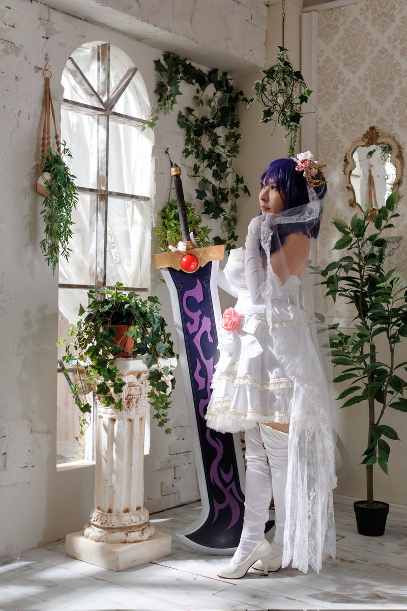 【Cosplay】
創の軌跡　DLC衣装
リーシャ・マオ

ムーンナイト・ウェディング

📷Rayさん
(<a href="/Ray851126/">Ray</a>)
👗金城臨太郎さん
(<a href="/Rintaro_3939/">金城臨太郎</a>)
#おっぱいソムリエ活動記録
武器持つとやっぱり映えるねぇ…