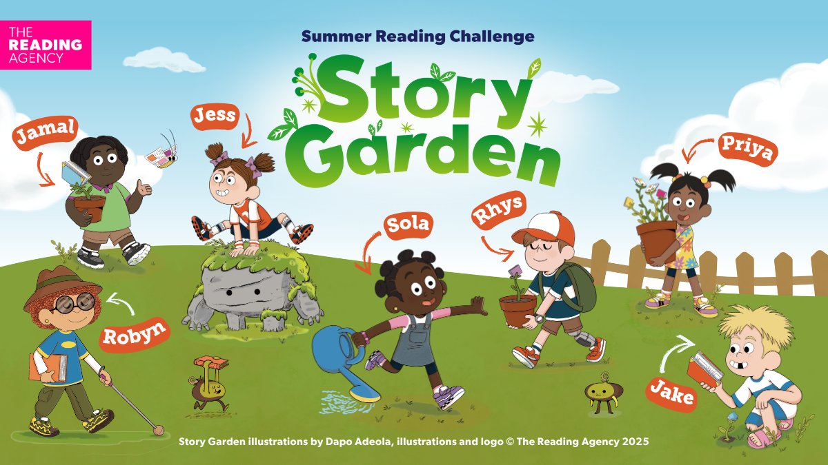 The #SummerReadingChallenge starts online and in Scotland TODAY! 🌿Let us know what you're doing to celebrate👇️

You can take part at the library OR online. So get stuck into the #StoryGarden and see what you can achieve this summer.  

summerreadingchallenge.org.uk/library-zone
