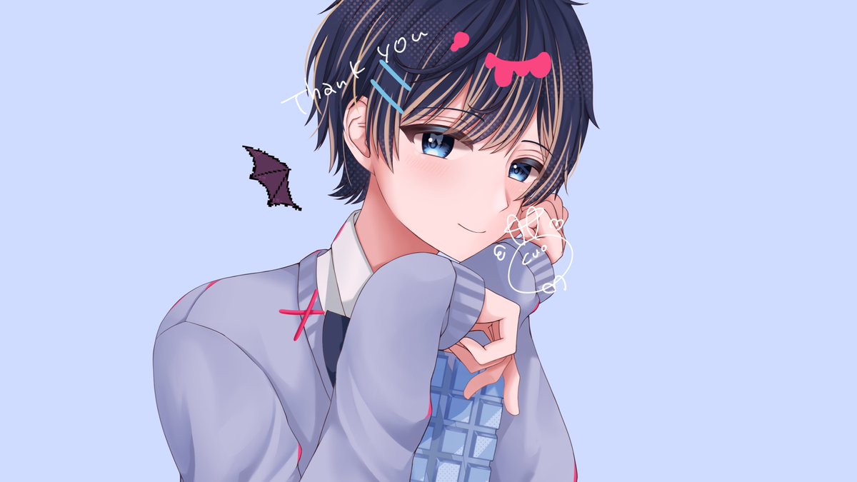 かいたよ～🍫🫶