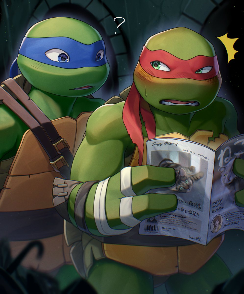 ponzu_tas's tweet image. 「何か見つけたか？」
 #tmnt #tmnt2012
