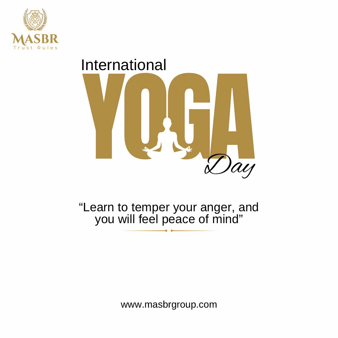 MASBR_GROUP's tweet image. Today is #InternationalYogaDay 🧘‍♂️
At MASBR, we believe true leadership starts from within.