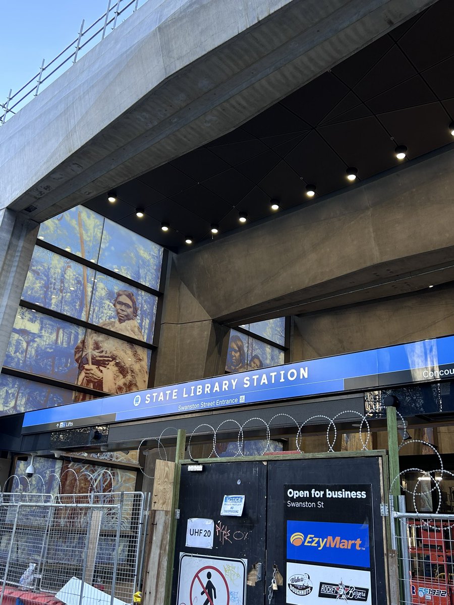 In other metro tunnel news, the completion of major construction at State Library station doesn’t look very far away at all…