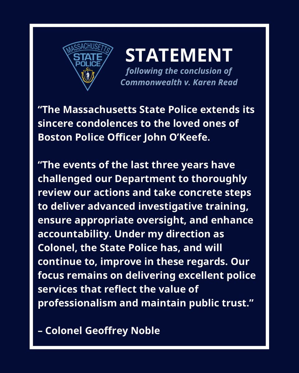 torinspiration's tweet photo. #KarenReadTrial2
#KarenReadRetrial
#KARENREADISFREE
#KARENREADISNOTGUILTY
Fact that so many “mistakes” were enabled in the Karen Read case not by rookies or rank-and-file officers but by high-ranking senior supervisors reeks of a cover-up. O’Keefes & the Reads should sue MSP. https://t.co/ZcoF8M42G6