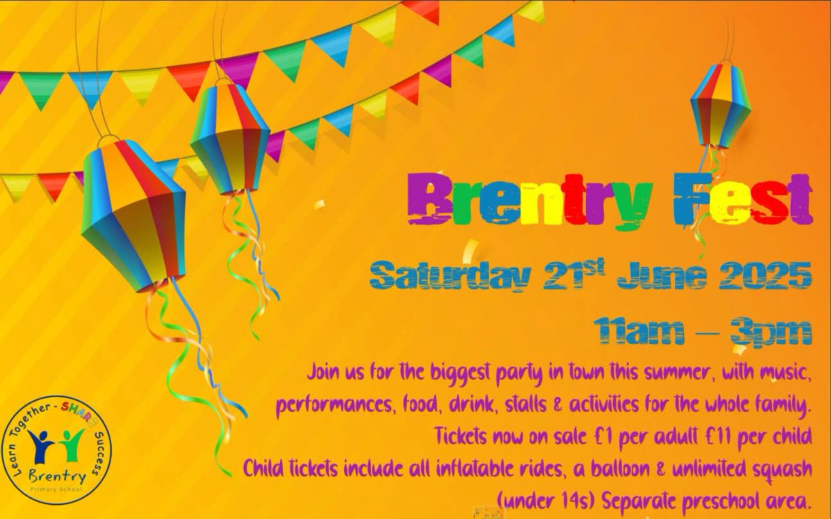 bouncingball254's tweet photo. We are looking forward to participating in the Brentry Fest today!

Come and visit our stall for some samosas and/or face-painting.

Please see attached flyer for further details about the Fest. https://t.co/cFeV8knEB7