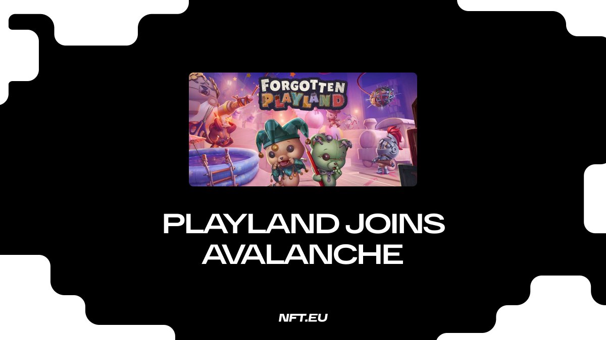 🧸 <a href="/ForgotPlayland/">Forgotten Playland</a> integrates with <a href="/avax/">Avalanche🔺</a> Beam Network!

NFT trading is live — collect, trade &amp; own in-game assets.

🎮 Battle Pass
🎁 Fluffy Points campaign
🧩 Limited Toybox NFTs
🌍 German language support

Now free on Epic Games Store!

More news 👉 bit.ly/445R6Zs