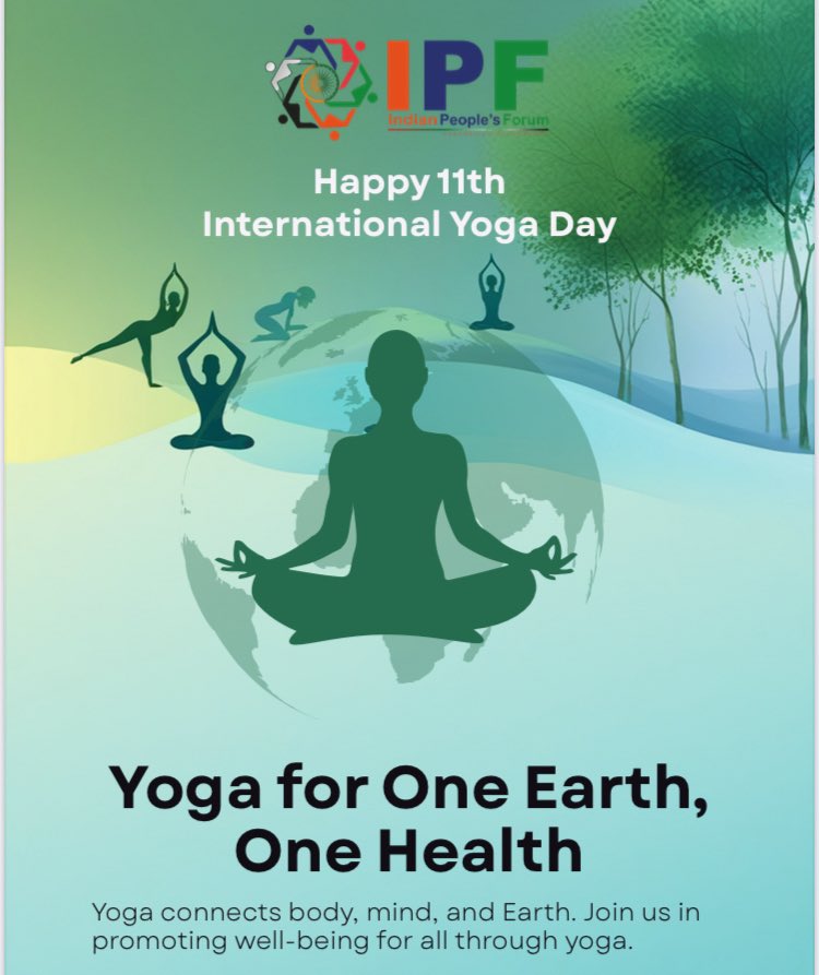 *IPF celebrates the 11th International Day of Yoga with heart and harmony.*

As the world gears up for International Yoga Day, India leads with this powerful theme, echoing the deep connection between human and planetary well-being.
From global mass events to record-breaking