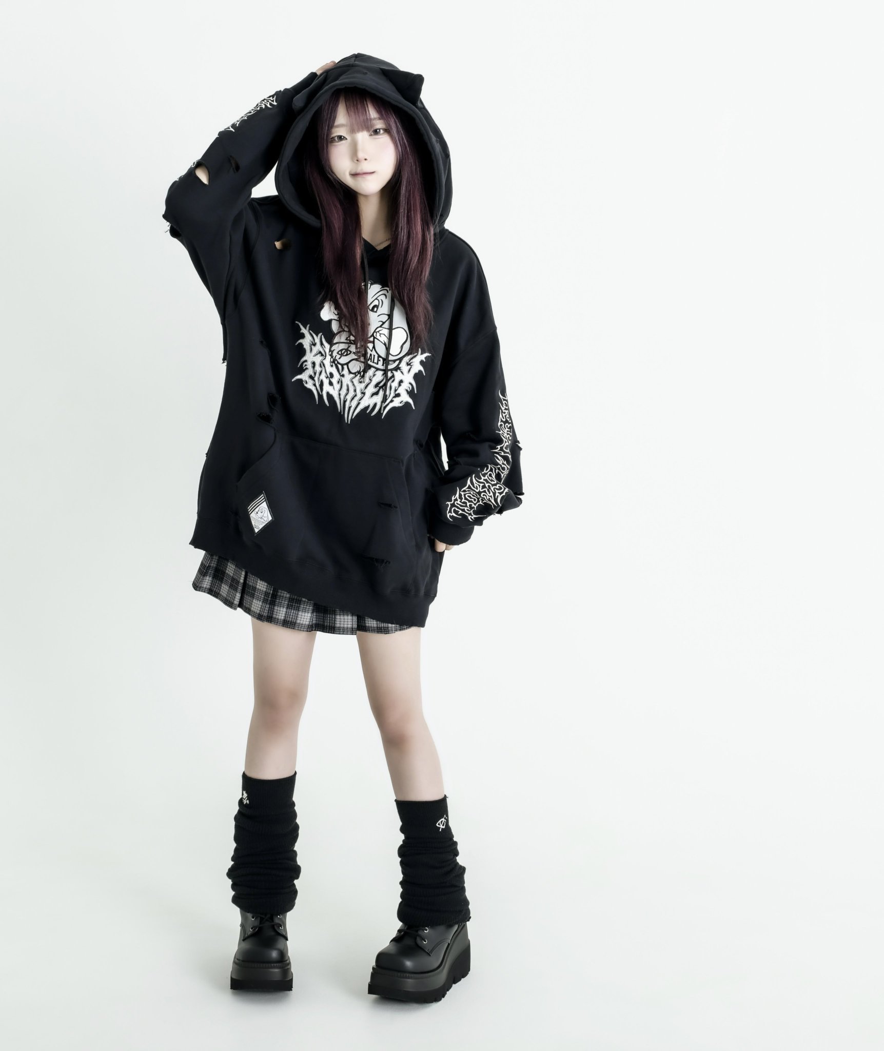 ケモミミ染めボロパーカー3」 | KRY clothing