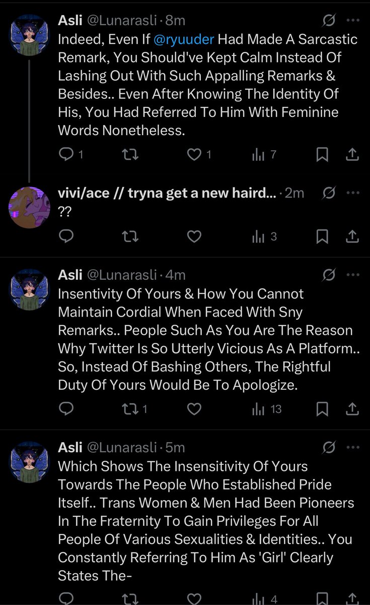 Did you get chatgpt to write ts? Who talks like this??? 😭